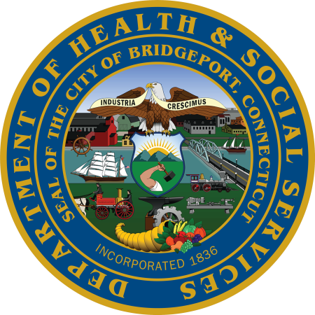 Seal of the Department of Health and Social Services in Bridgeport Connecticut