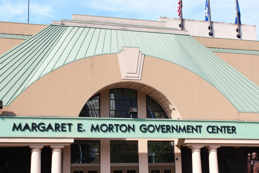 Outside view of Margaret E. Morton Government Center