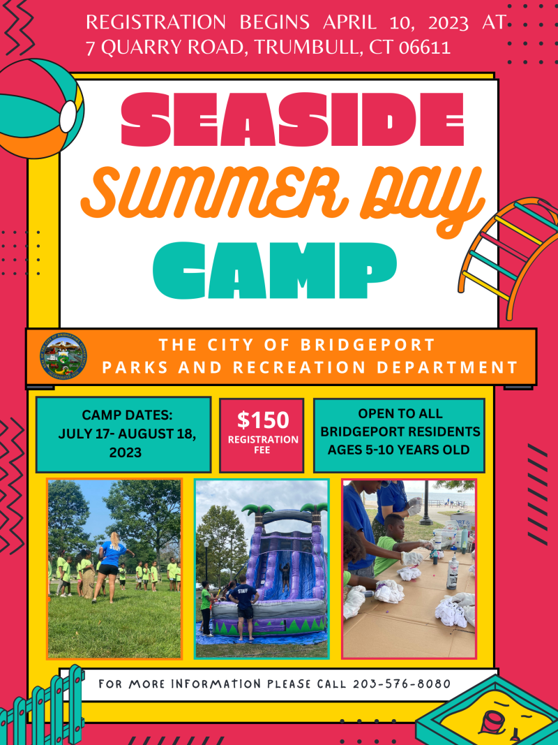 2023 Seaside Park Summer Day Camp Flyer
