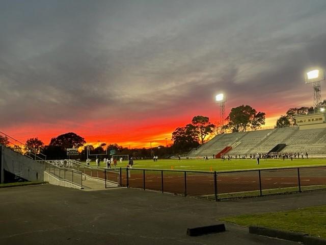 Sunset at Kennedy Stadium