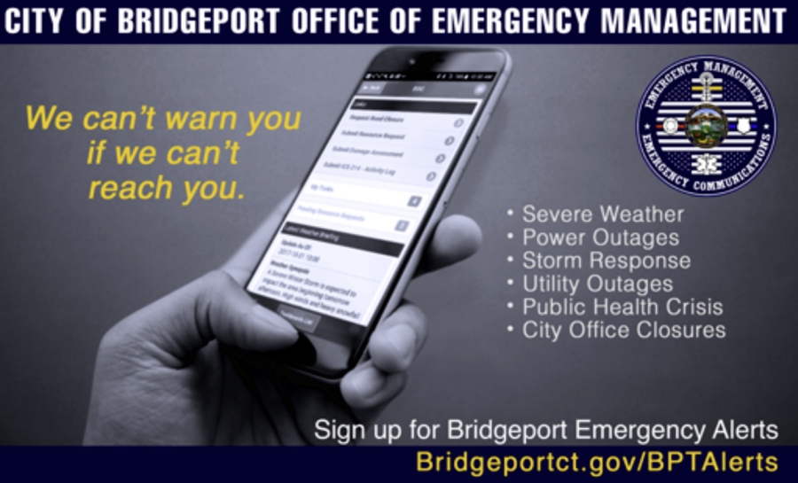 Sign up for Bridgeport Emergency Alerts