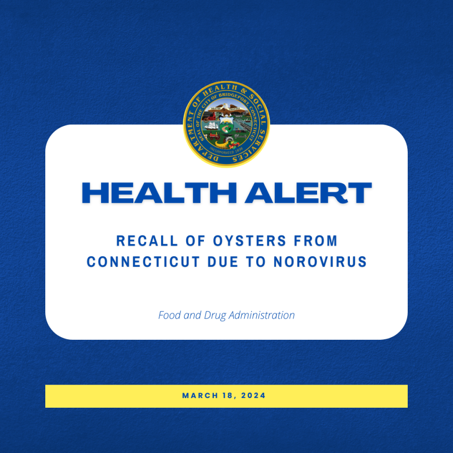 Health Alert: Oysters from Westport CT